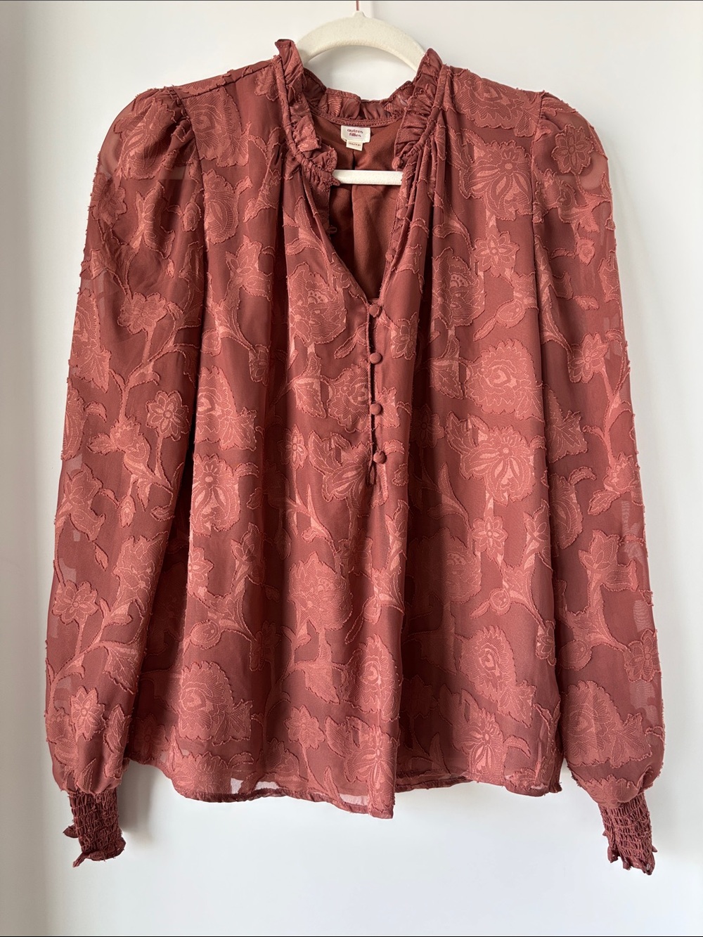 Autres filles textured blouse
